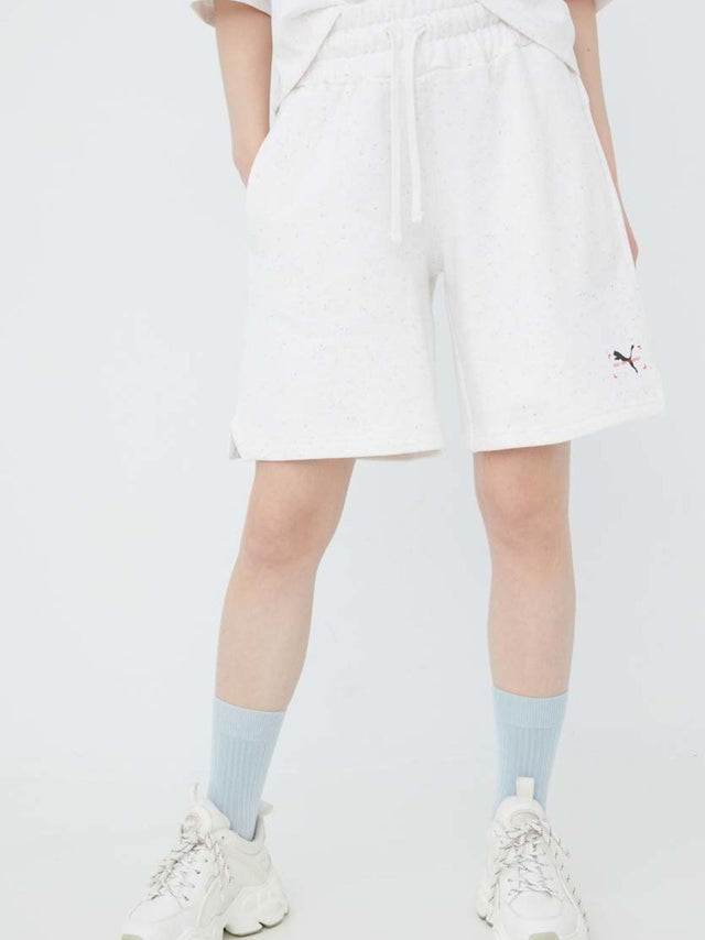 Image for Women's Printed Shorts,White