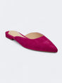 Image for Women's Faux Suede Londyn Flat Mules Slippers,Fuschia