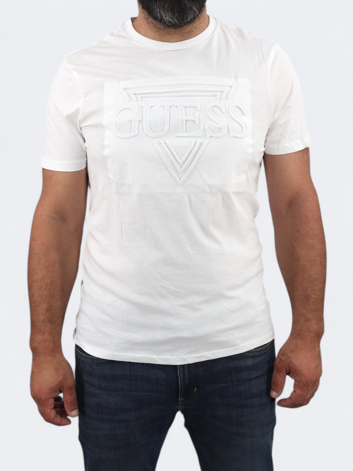 Image for Men's Textured T-Shirt,White