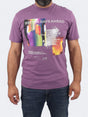 Image for Men's Printed T-Shirt,Purple