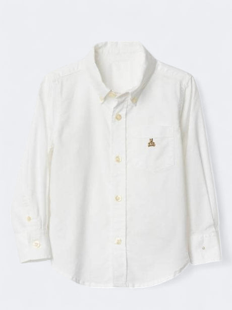 Image for Kid's Boy's Plain Shirt,White