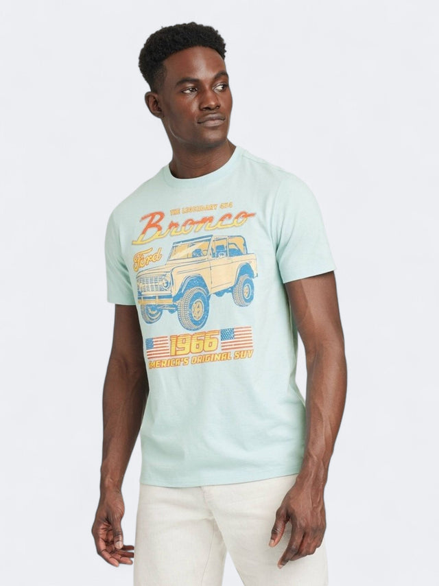 Image for Men's Graphic Printed T-Shirt,Aqua