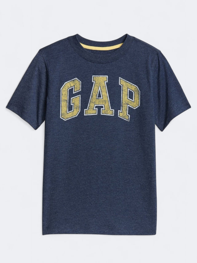 Image for Kid's Boy's Brand Logo Printed T-Shirt,Navy