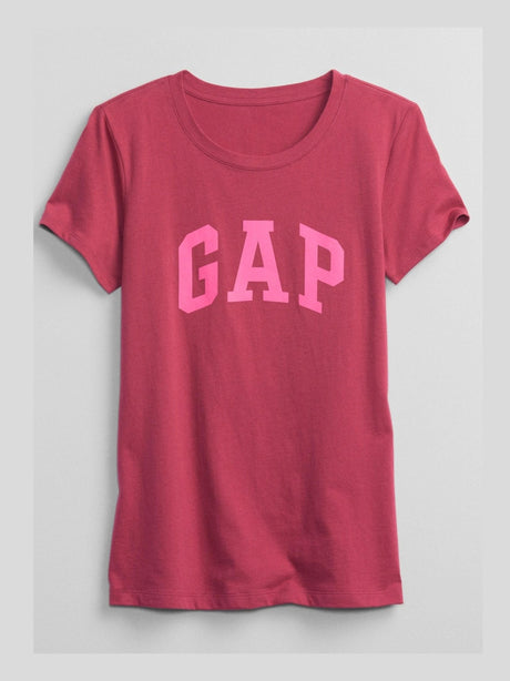 Image for Women's Brand Logo Printed T-Shirt,Pink