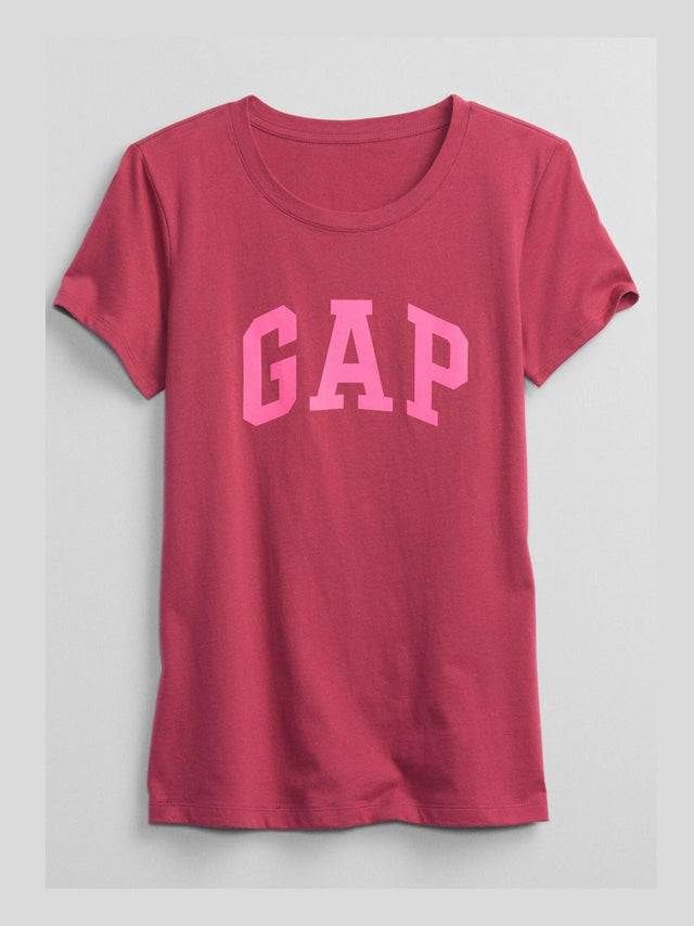 Image for Women's Brand Logo Printed T-Shirt,Pink