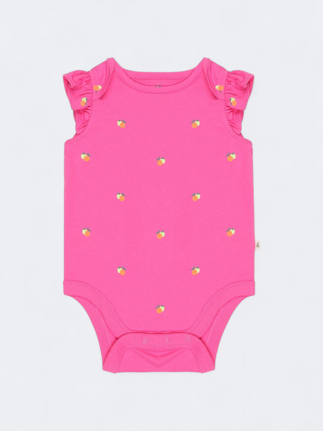 Image for Kid's Girl's Graphic Printed Bodysuit,Pink