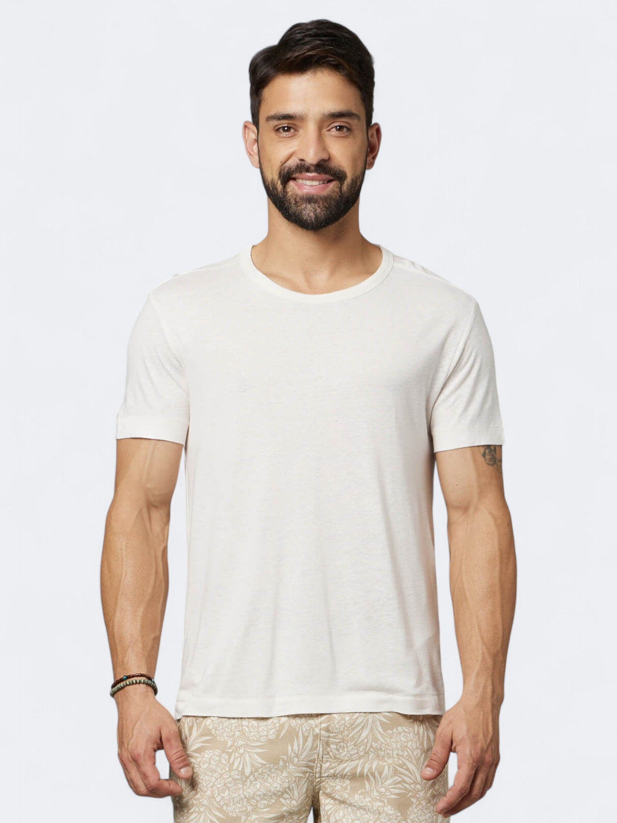 Image for Men's Plain T-Shirt,Off White
