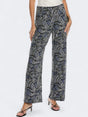 Image for Women's Printed High Rise Wide WB Palazzo Pants,Multi