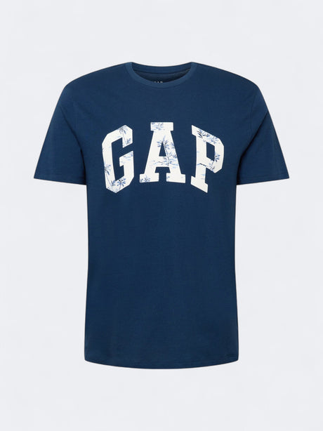 Image for Men's Brand Logo Printed T-Shirt,Navy