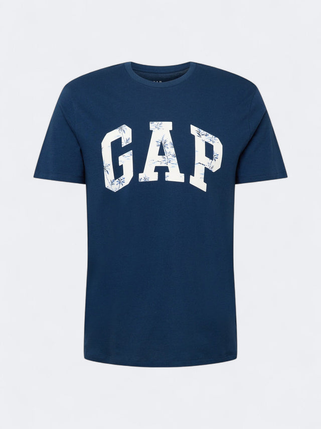 Image for Men's Brand Logo Printed T-Shirt,Navy