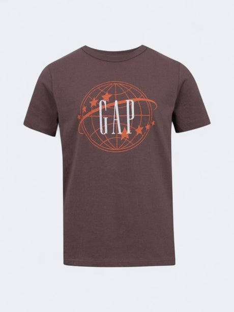 Image for Kid's Boy's Graphic Printed T-Shirt,Brown