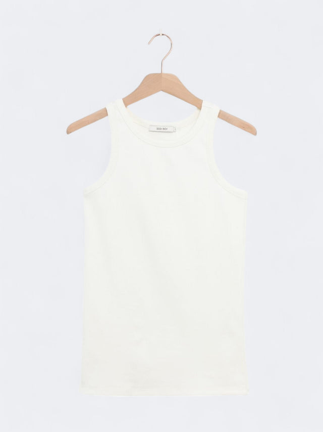 Image for Kid's Girl's Plain Tank Top,White
