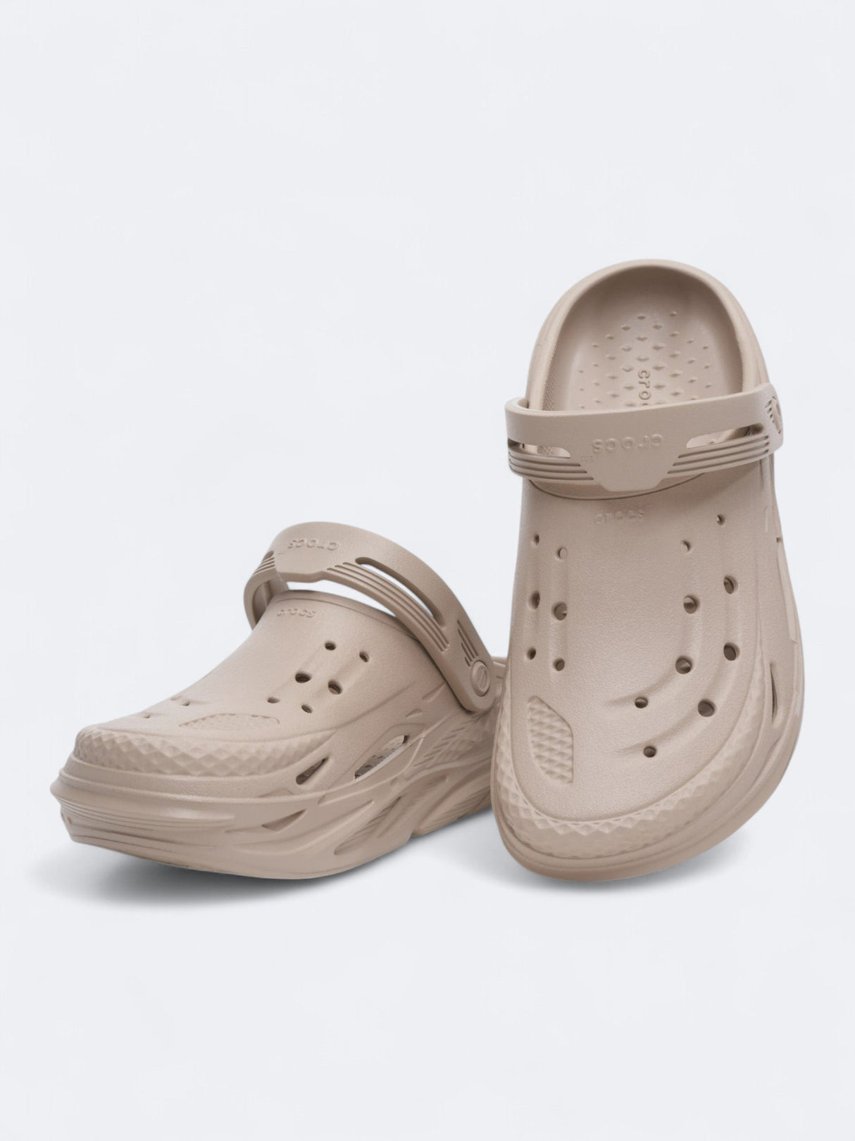 Image for Men's Grid Clogs Slippers,Beige  