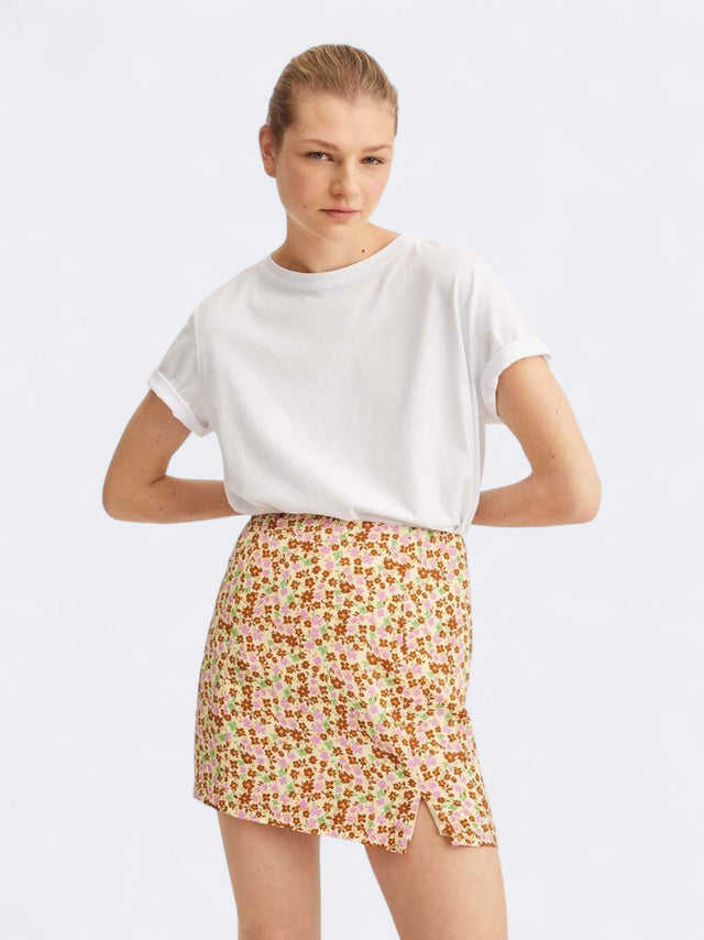 Image for Women's Floral Printed Mini Straight Cut Skirt,Multi
