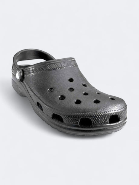 Image for Men's Plain Clogs Slippers,Black