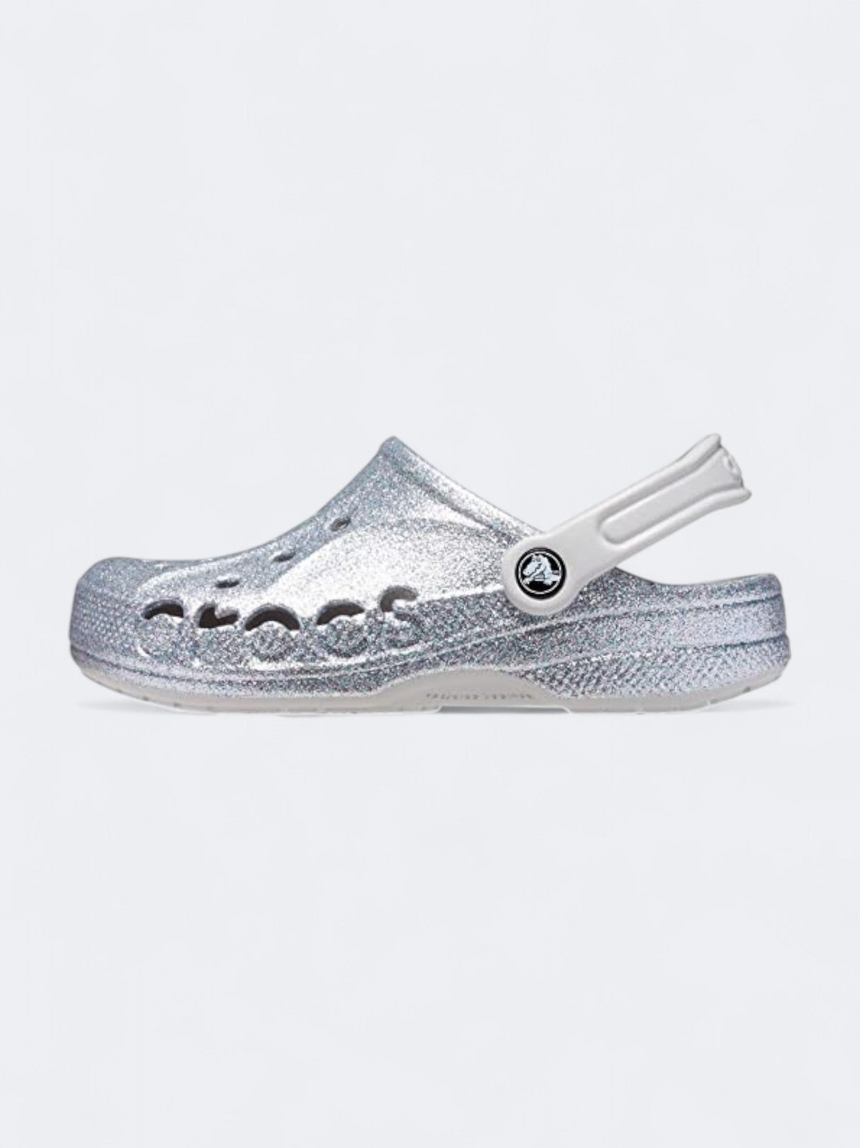 Image for Women's Glitter Clogs Slippers,Silver