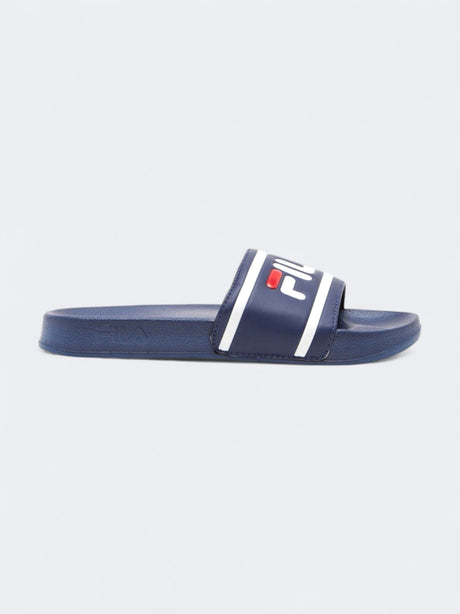 Image for Men's Brand Logo Printed Slippers,Navy