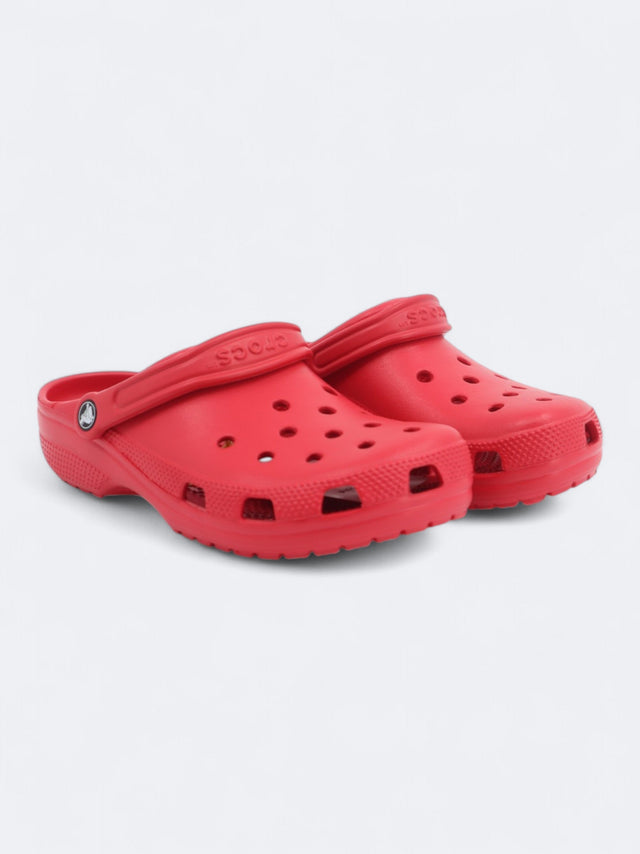 Image for Women's Plain Clogs Slippers,Red