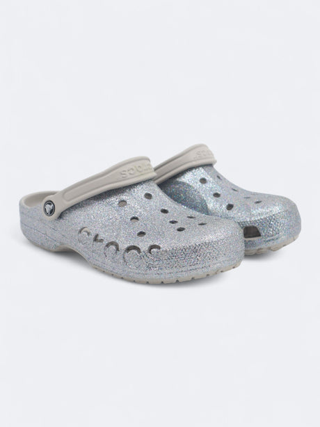 Image for Women's Glitter Clogs Slippers,Silver