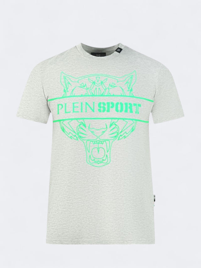 Image for Men's Brand Logo Printed T-Shirt,Grey