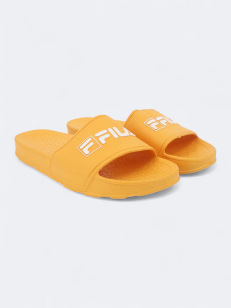 Image for Women's Brand Logo Printed Slippers,Orange