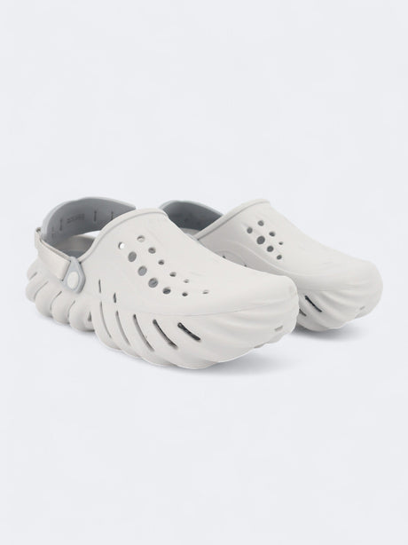 Image for Men's Textured Clogs Slippers,Light Grey