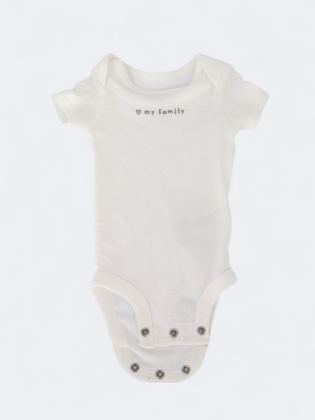 Image for Kids Boy's Printed Bodysuit,White 