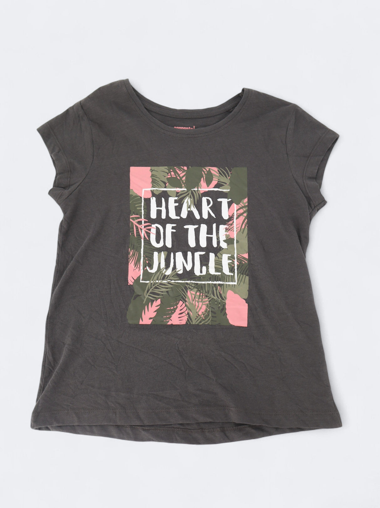 Image for Kids Girl's Cotton Printed T-Shirt,Olive