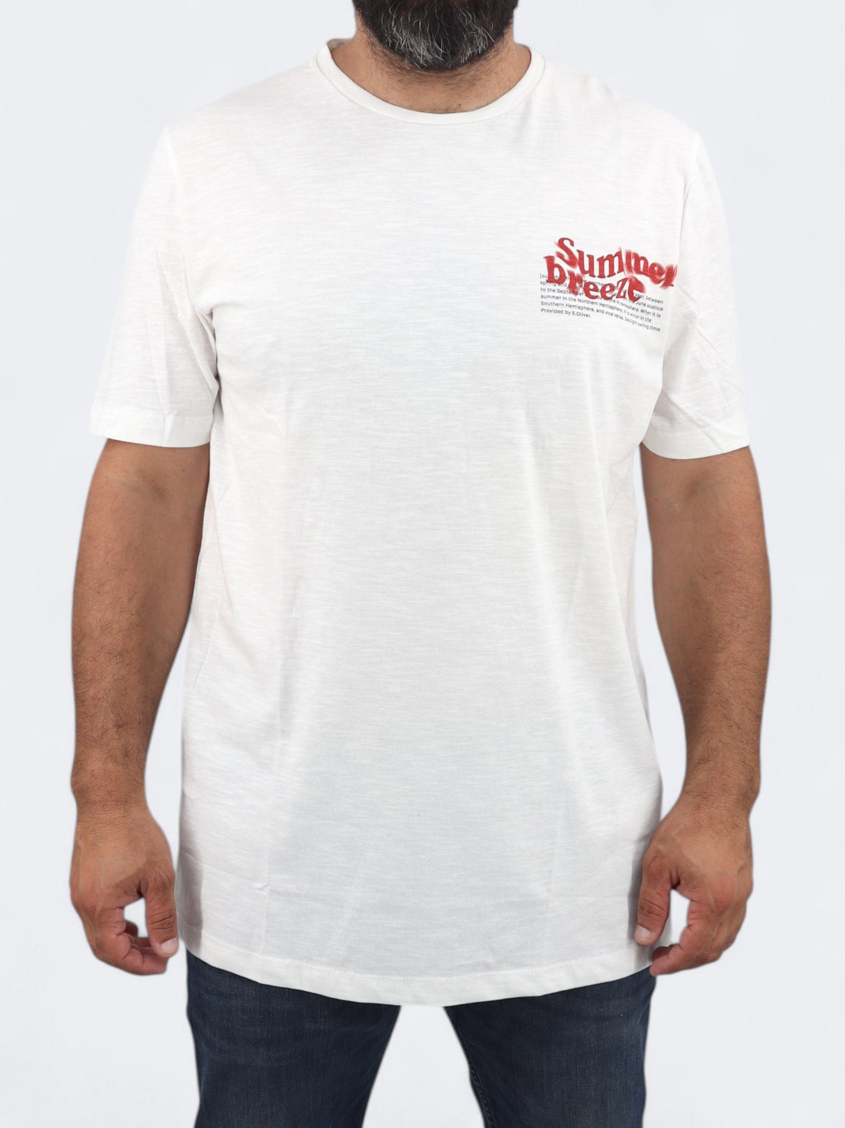 Image for Men's Printed T-Shirt,White