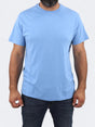 Image for Men's Plain T-Shirt,Blue