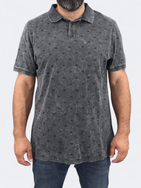 Image for Men's Printed T-Shirt,Dark Grey