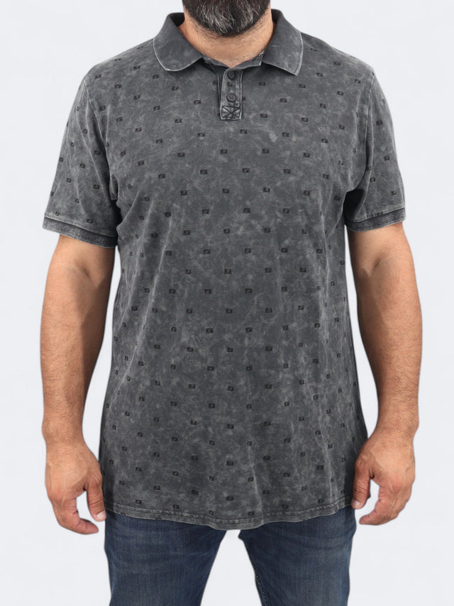 Image for Men's Printed T-Shirt,Dark Grey