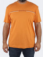 Image for Men's Brand Logo Printed T-Shirt,Orange
