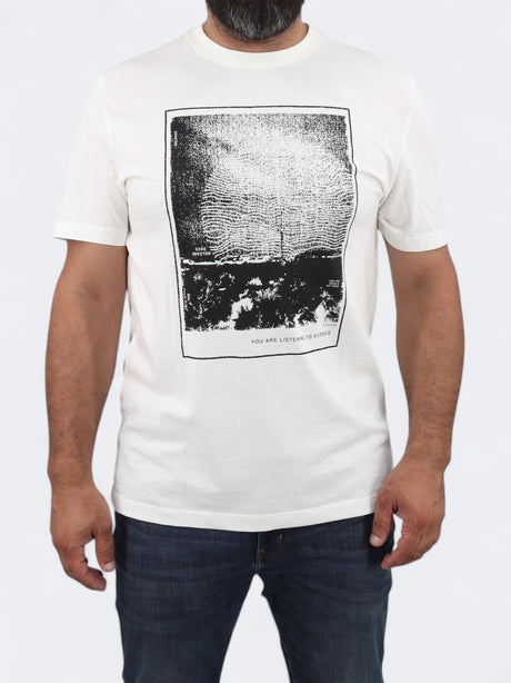 Image for Men's Printed T-Shirt,White