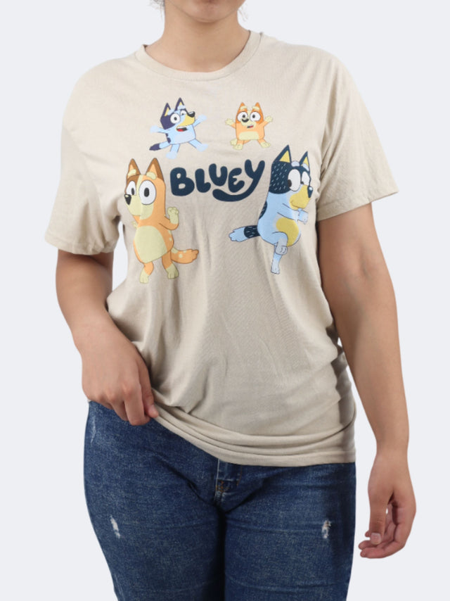 Image for Women's Printed Over Size T-Shirt,Beige