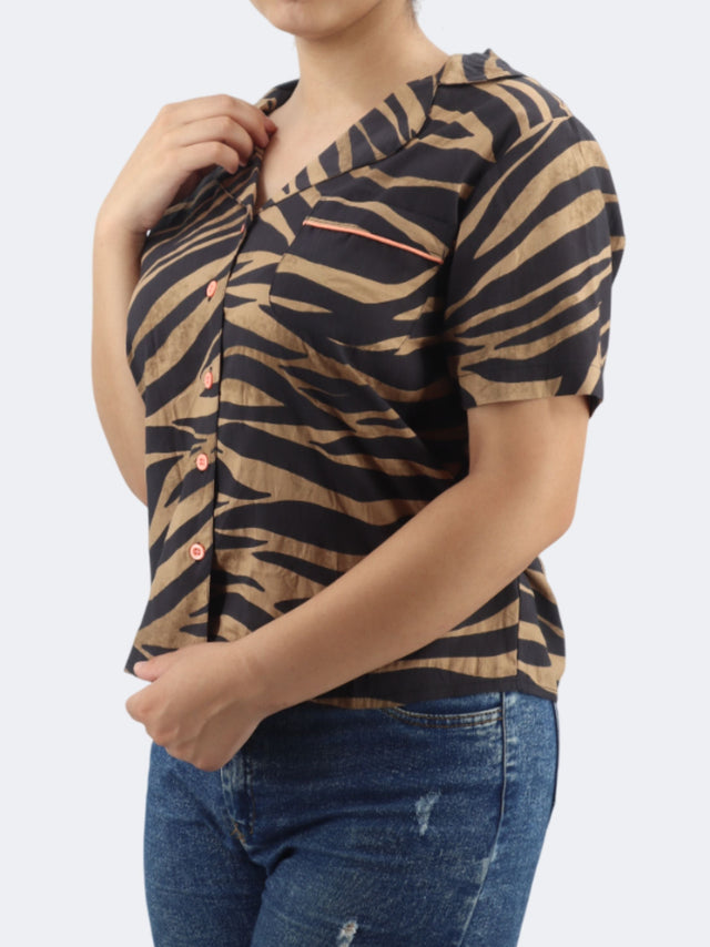 Image for Women's Graphic Chemis One Pocket,Brown