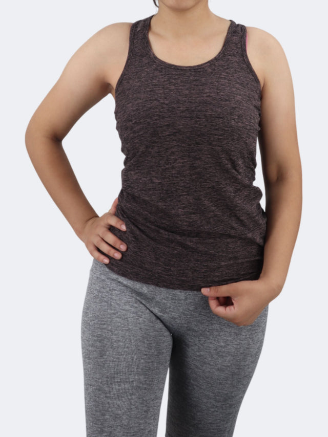 Image for Women's Heather Stretch Sport Top,Heather Charcoal