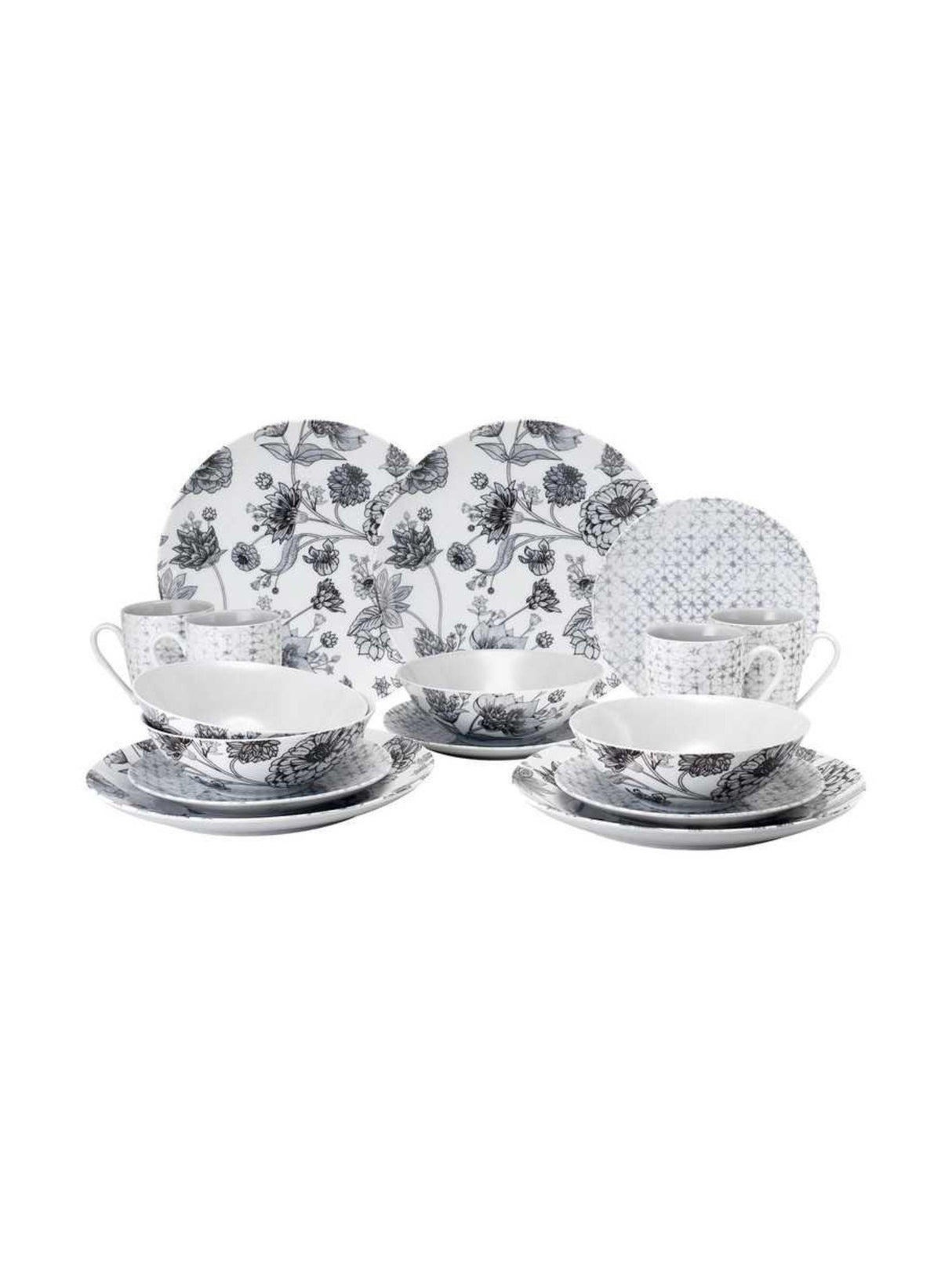 Image for Porcelain Dining Set (Gray)