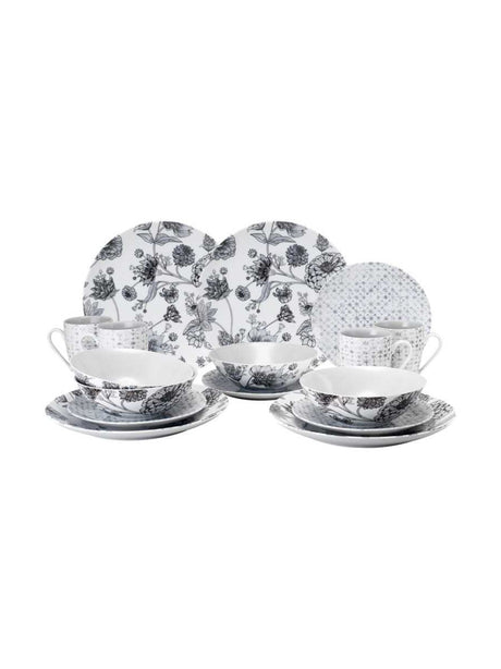 Image for Porcelain Dining Set (Gray)