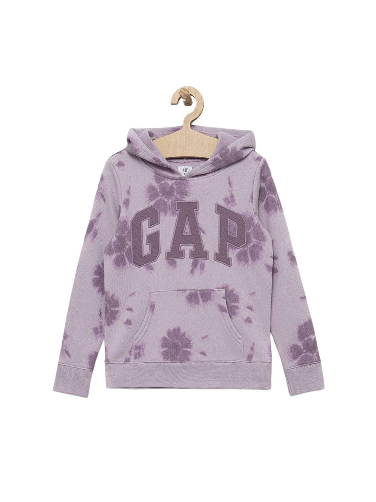 Image for Kids Girl's Brand Logo Printed Pocket Hoodies Sweaters,Purple