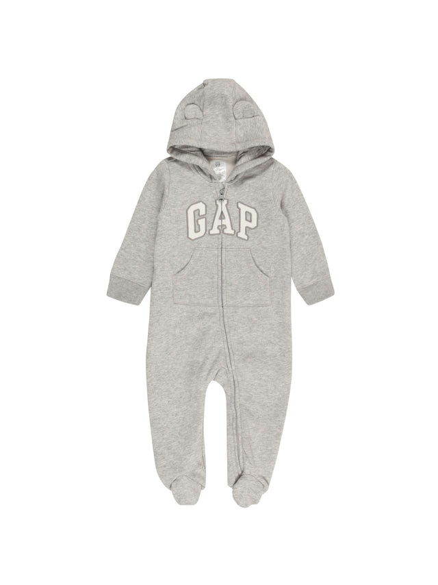 Image for Kids Boy's Brand Logo Printed Jumpsuit Pockets,Grey