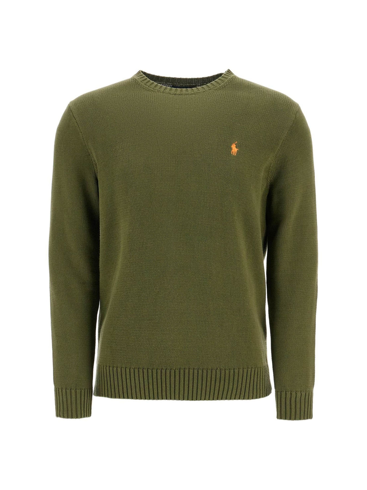 Image for Men's Knitted Plain Shirt,Olive Green