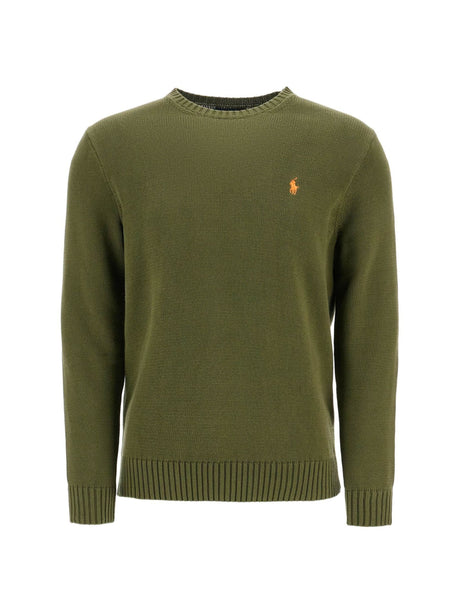 Image for Men's Knitted Plain Shirt,Olive Green