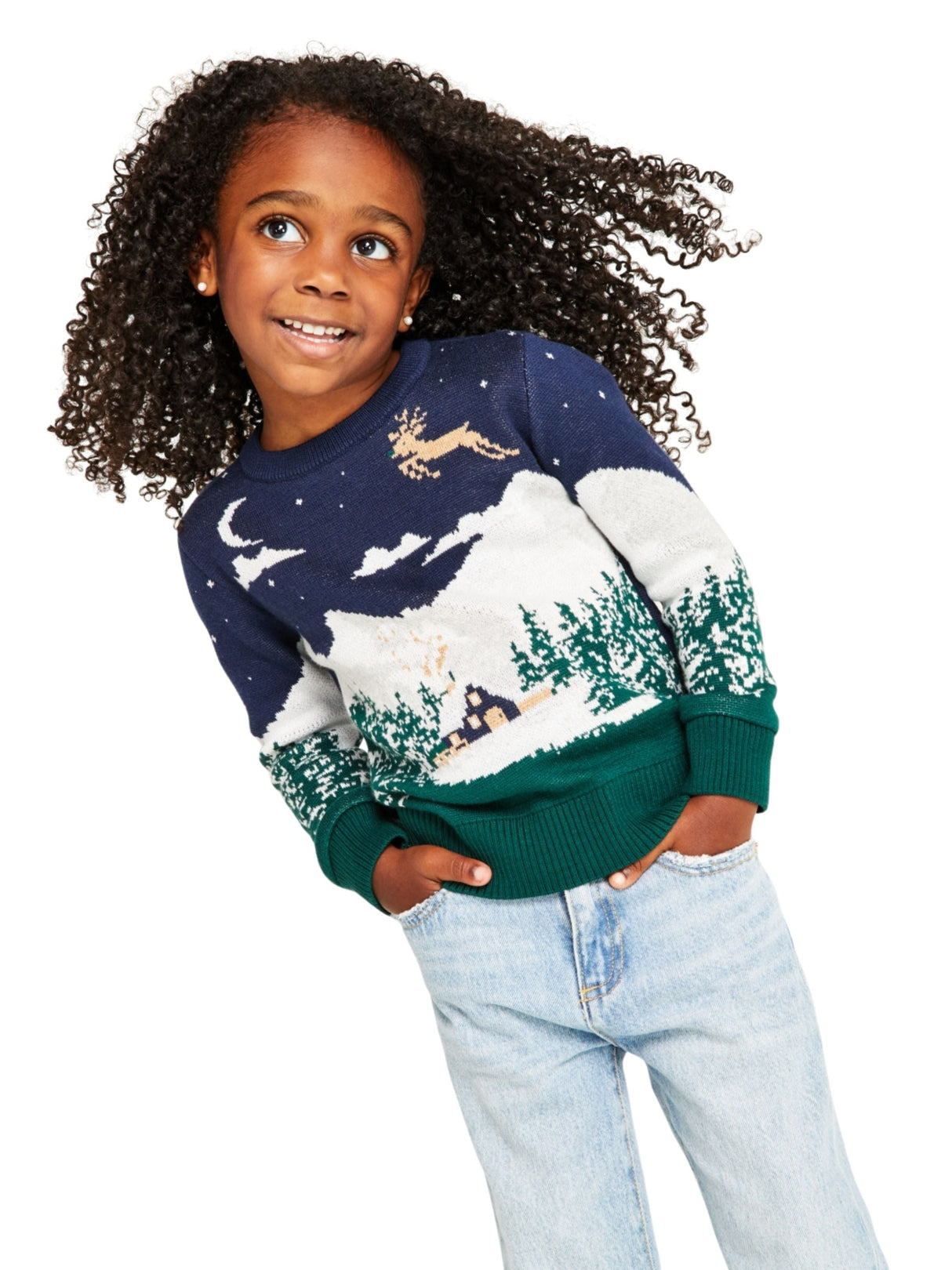 Kids Girl's Knitted Sweaters,Multi