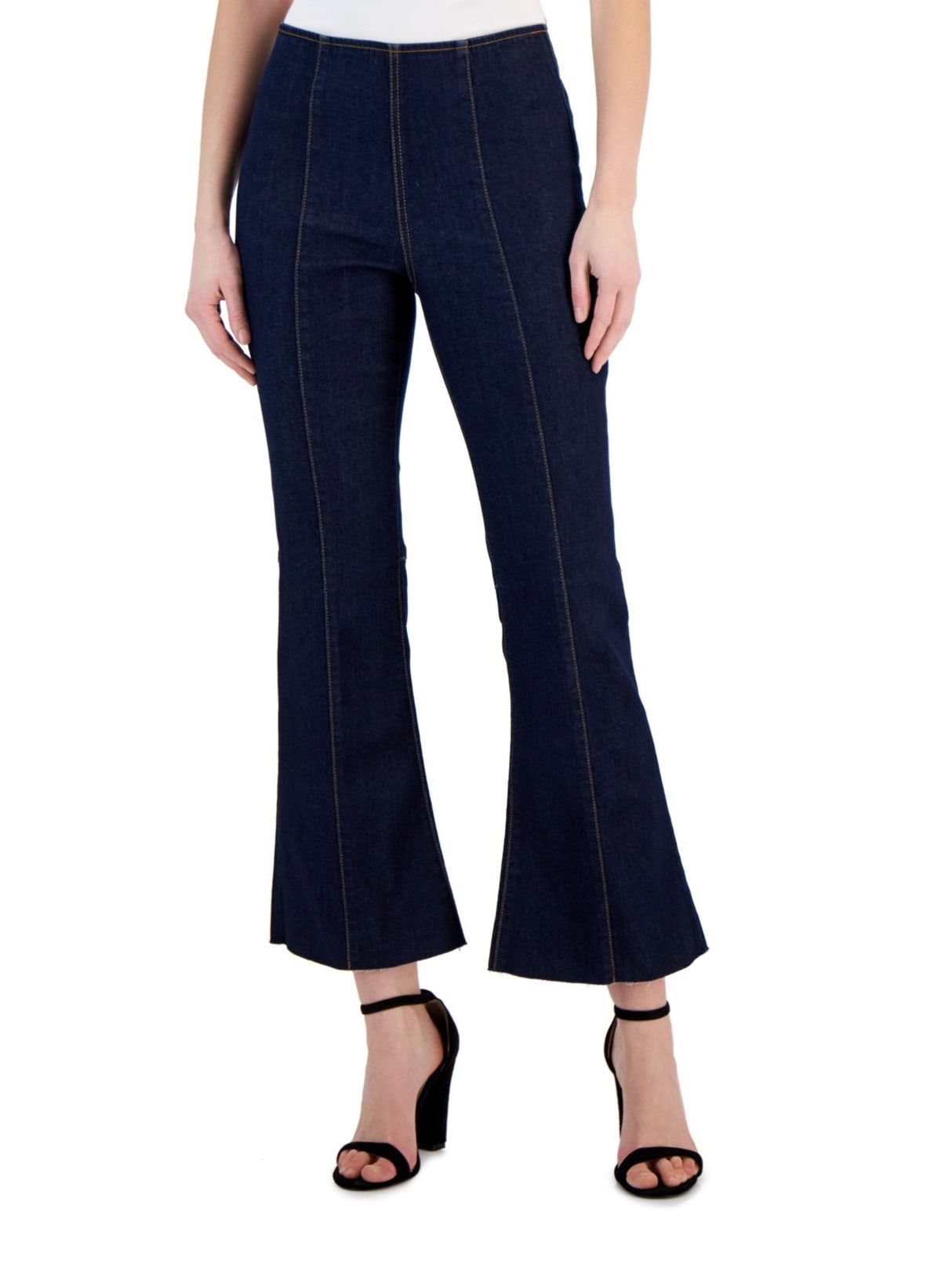 Women's Bottom Wide  Jeans,Navy