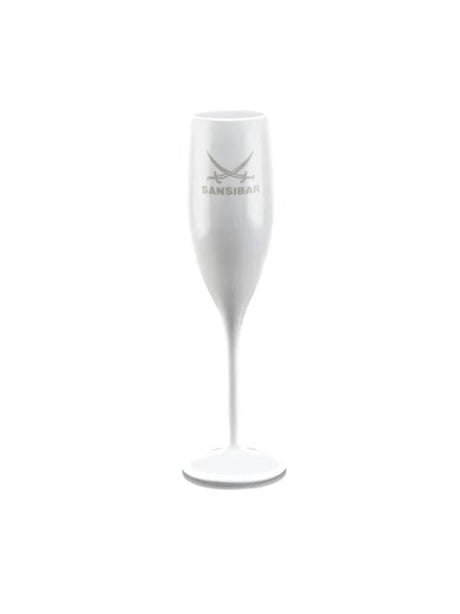 Image for White Champagne Glasses