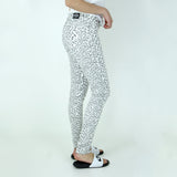 Women's Camo-Print Denim Pant,White/Grey