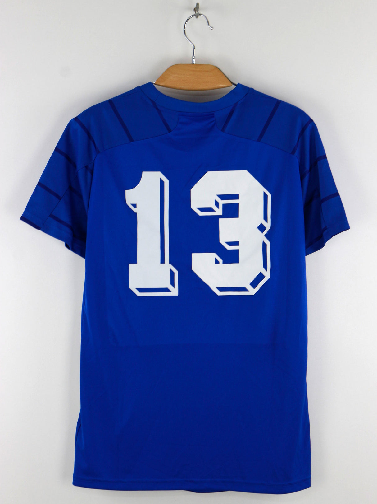 Women's Striped With Logo Embroidered Sport Top,Blue