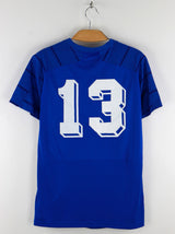 Women's Striped With Logo Embroidered Sport Top,Blue