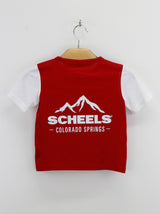 Kids Boy Graphic Printed Sport Top,Red